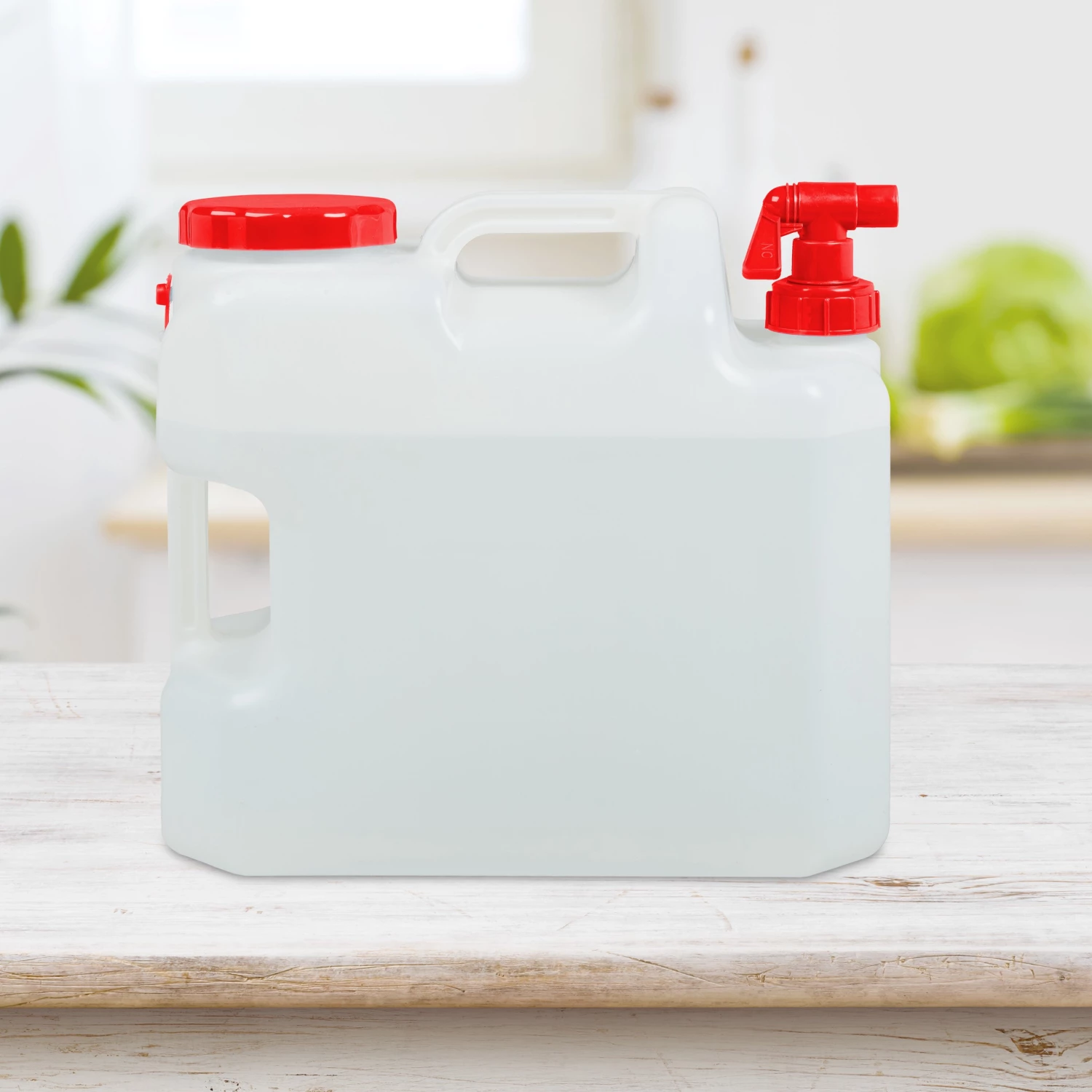 Relaxdays Wasserkanister mit Hahn - 20 x 37 x 37 cm 3 Relaxdays Wasserkanister mit Hahn - 20 x 37 x 37 cm – Bild 3