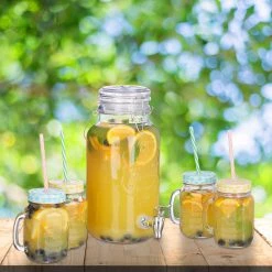 Relaxdays Getränkespender Set 4 Gläser 12 Relaxdays Getränkespender Set 4 Gläser -Kannen & Krüge Verkaufsgeschäft c4689178f93f47e2976556274dfe894c