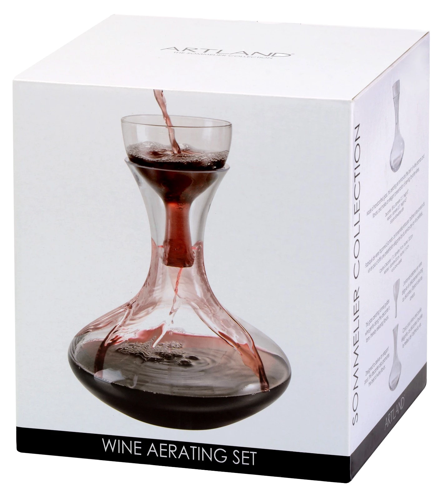 Artland Sommelier Rotwein Karaffe mit Belüfter 3 Artland Sommelier Rotwein Karaffe mit Belüfter – Bild 3