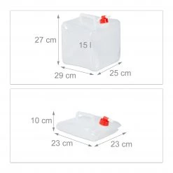 Relaxdays Faltkanister 4er Set - 25 x 27 x 29 cm 17 Relaxdays Faltkanister 4er Set - 25 x 27 x 29 cm -Kannen & Krüge Verkaufsgeschäft c9ae7611a9794b71b5b229d118591fd5