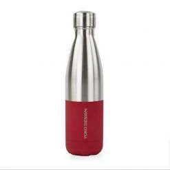 YOKO Isolierflasche 500 ml rote & Silber