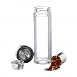 Relaxdays Teeflasche mit Sieb to go -Kannen & Krüge Verkaufsgeschäft d70ad1b1c9914f2f8afb3eeb0b126887