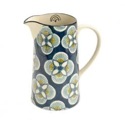 Korb Krug aus Steingut mit Motiven "Imany"