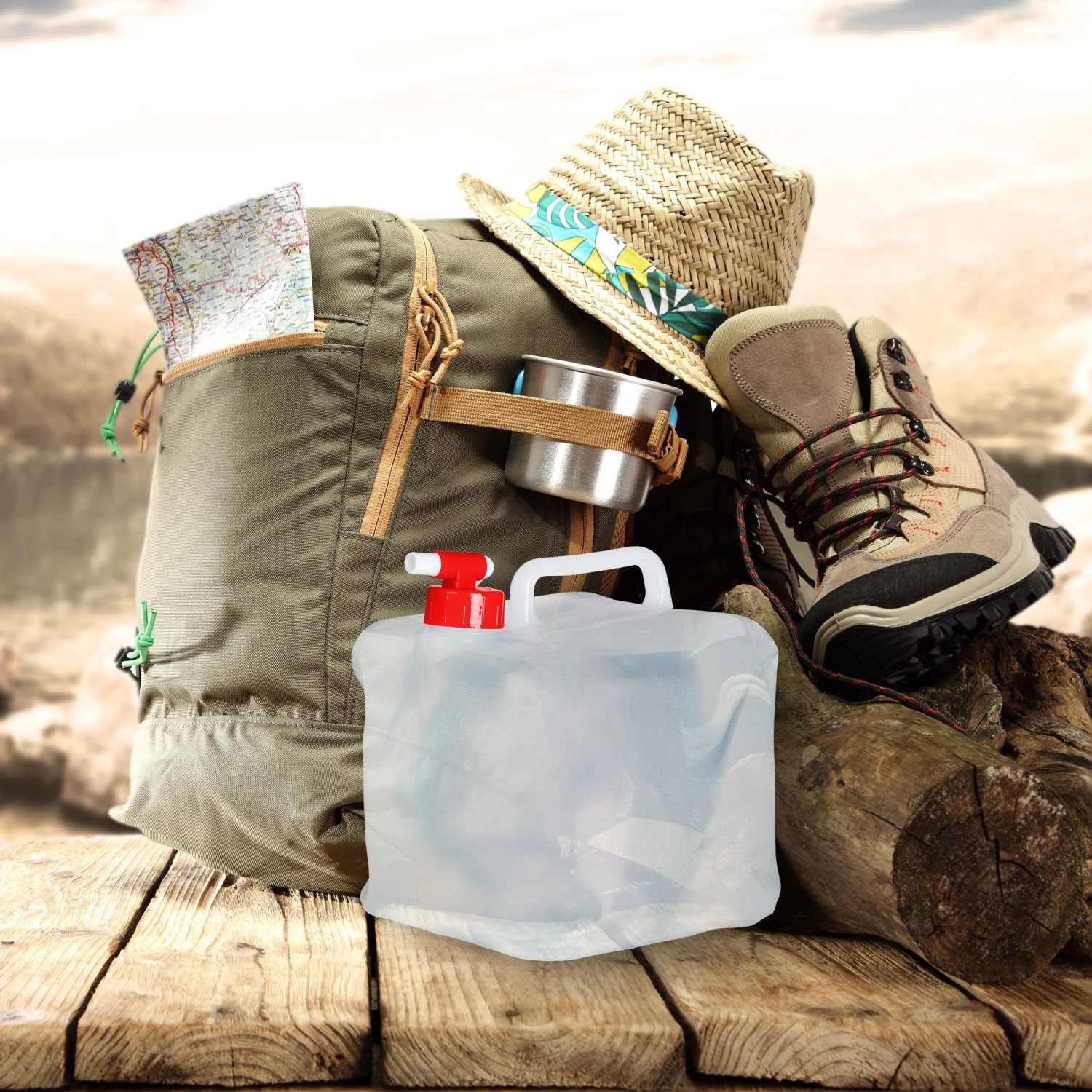 Relaxdays Faltkanister 4er Set - 25 x 27 x 29 cm 2 Relaxdays Faltkanister 4er Set - 25 x 27 x 29 cm – Bild 2