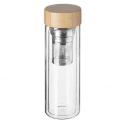 Secret de Gourmet Doppelwandiger Aufguss, Bambusdeckel