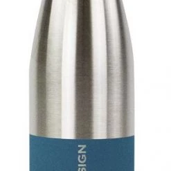 YOKO Isolierflasche 500 ml blau & silber