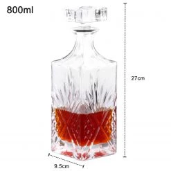 Intirilife Whiskey Karaffe - Füllmenge 800 ml - Höhe: 19 cm -Kannen & Krüge Verkaufsgeschäft f3d32f5a5b374ab981e9fd33025bd666